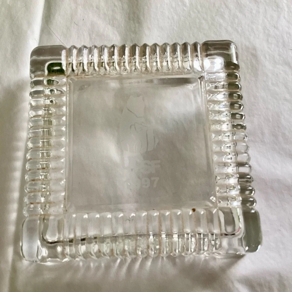 Momma Bear + Cubs Crystal Trinket Candy Box 1997 UCSF